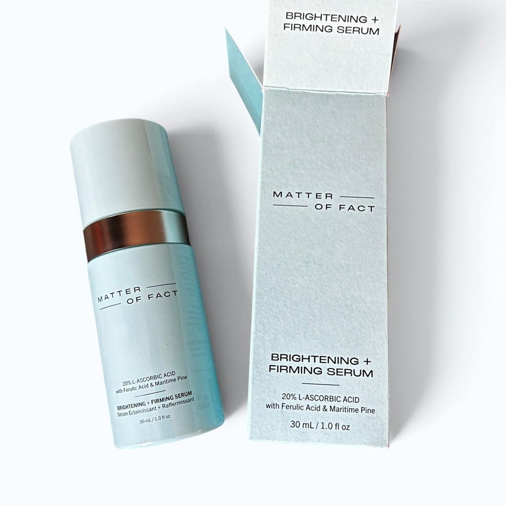 Matter of Fact Brightening Firming Serum 20% Vitamin C L-Ascorbic Acid 1oz NEW